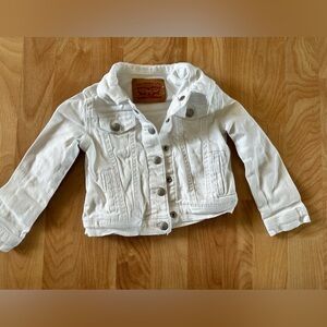 Classic White Kids Denim Jacket
